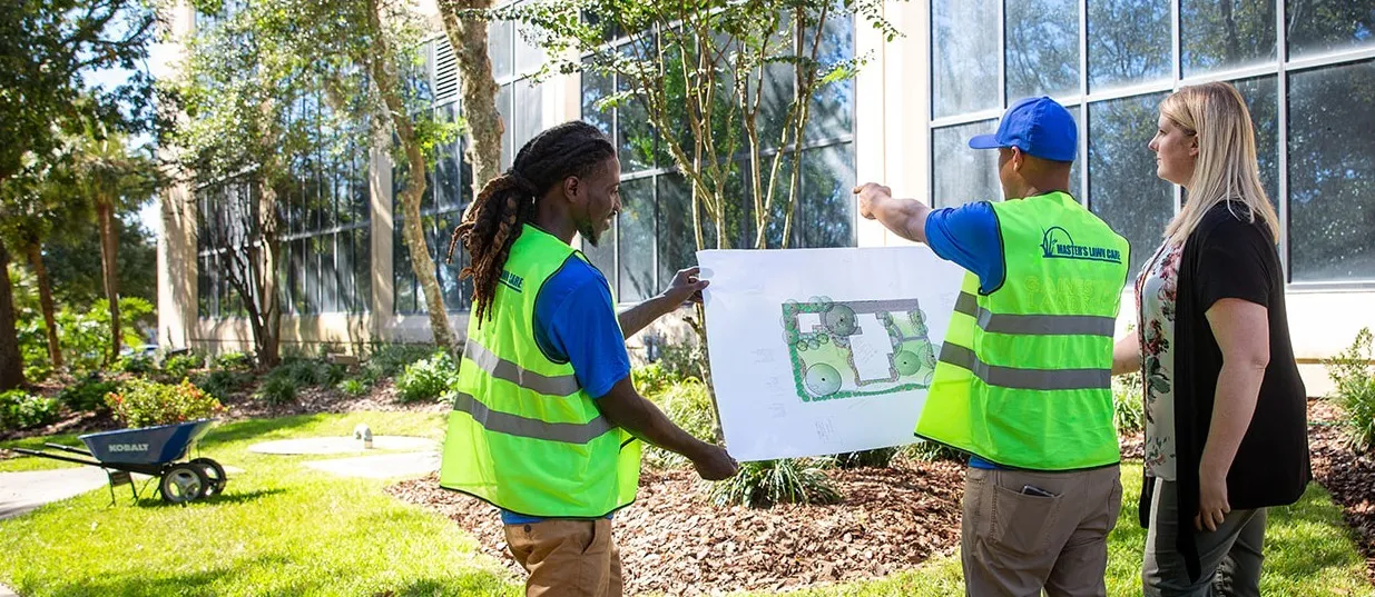 Pointing out plants in a Landscape Design