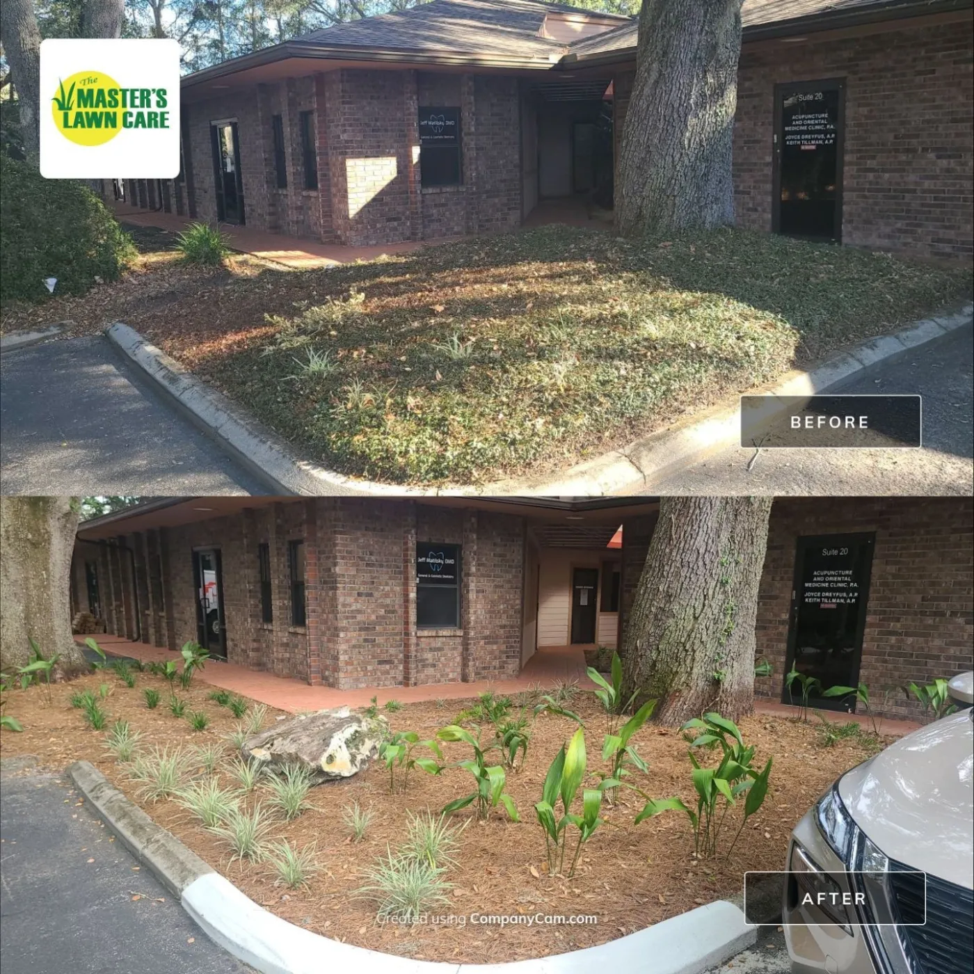 before and after project spotlight courtyard makeover