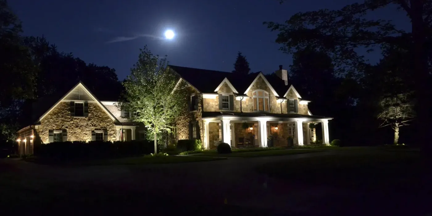 Landscape lighting in Haile Plantation, FL